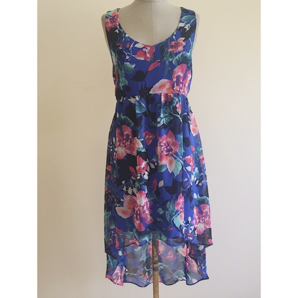 High-Low Floral Dress